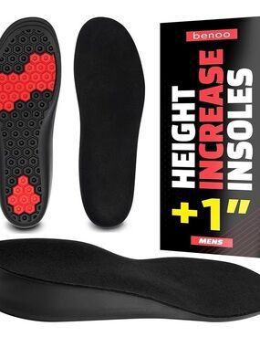 benoo Height Increase Insoles +1" - Black